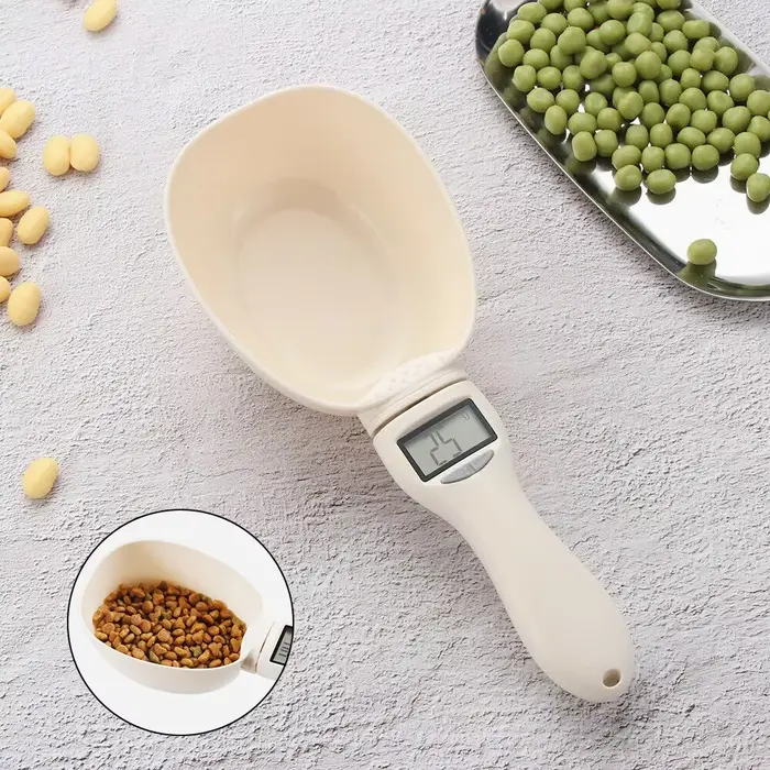 Cuillère à mesurer les aliments pour animaux de compagnie