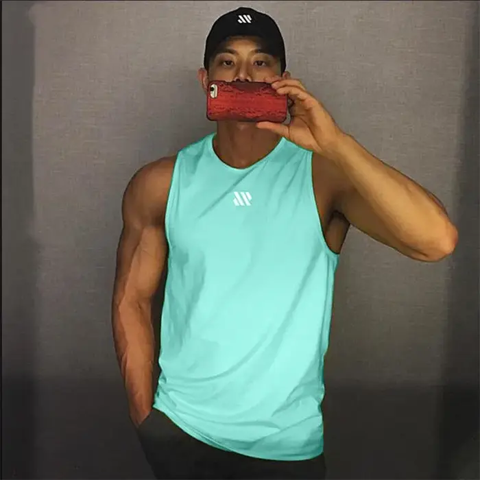 GITF Mannen musculation débardeurs gymnastique entraînement Fitness Mouwloos chemise course Kleding 