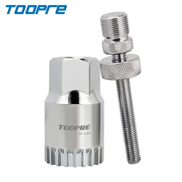 Extracteur de support inférieur de vélo, 20 dents, trou carré, clé de réparation de cannelure, clé d