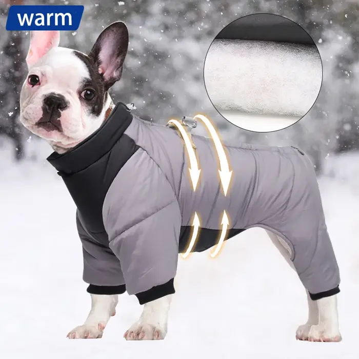 Vêtements coupe-vent imperméables pour chiens