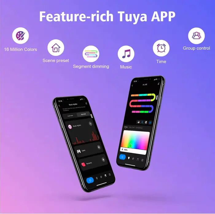 Tuya Smart WIFI G40 LED ampoule chaîne lumière USB 15M 25 Blubs fée lumières noël chambre extérieur 