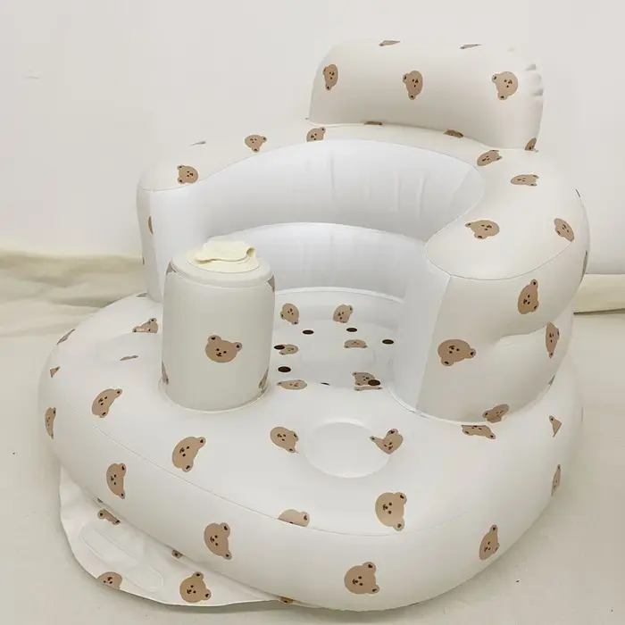 Canapé gonflable pour bébé, chaises de bain portables bouffantes pour enfants, siège multifonctionne