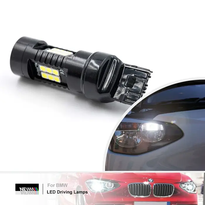 Canbus 7440 T20 W21W LED feux de jour pour BMW série 1 F20 F21 2010 2011 2012 2013 2014 2015 phares 