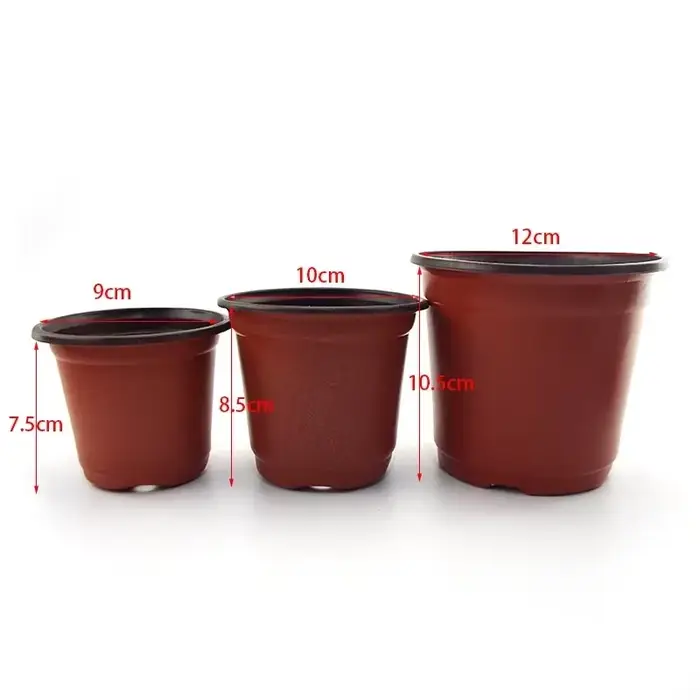 Pot de fleurs en plastique, boîte de culture, plateau résistant aux chutes pour plantes de jardin de