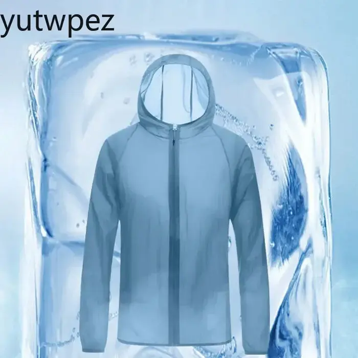 Veste de randonnée d'été pour hommes, protection solaire, à capuche, décontractée, ample, anti-UV, r