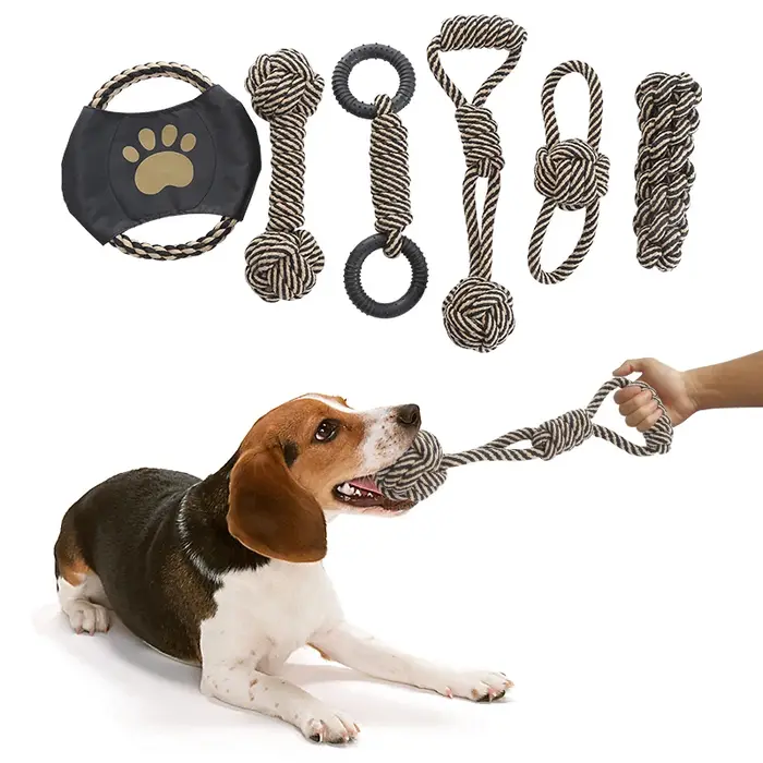 Jouet pour chien en corde de coton