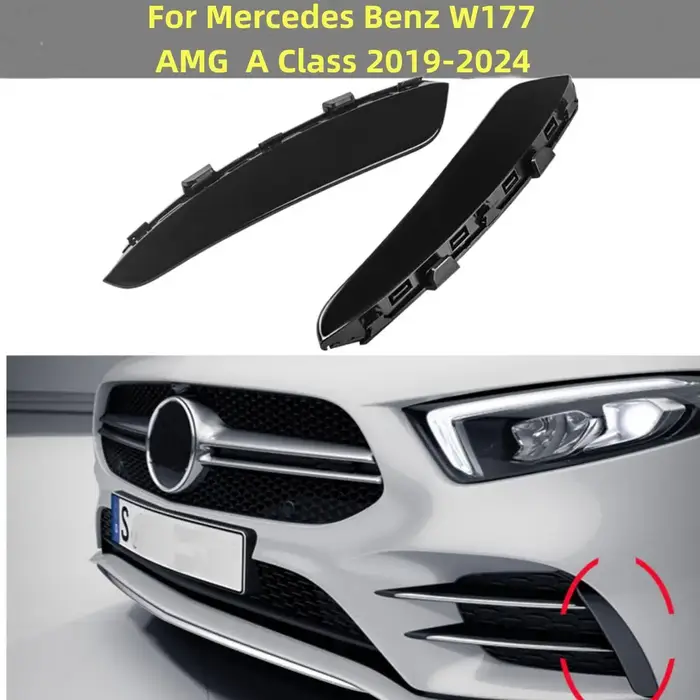 Pour Mercedes Benz Classe A W177 AMG A180 A200 A250 A35 2019 2020 2021 2022 2023 Ailerons avant Cana