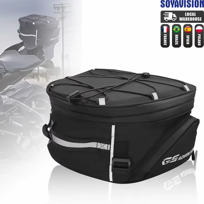 Sacoches arrière universelles pour bagages Hurcycles, sac de rangement de voyage, accessoires pour B