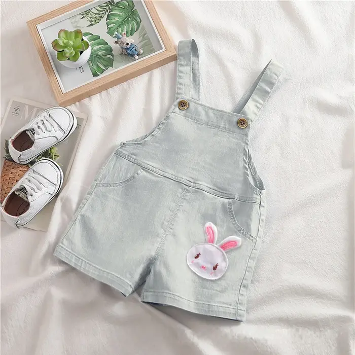 IENENS été enfants bébé garçons pull pantalon Denim vêtements Shorts jean salopette enfant en bas âg
