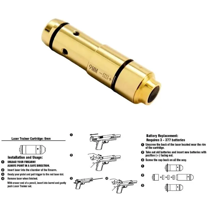 Tactiquement des lasers rouges Cartridge Lasers Dry Lasers CARTRIDG