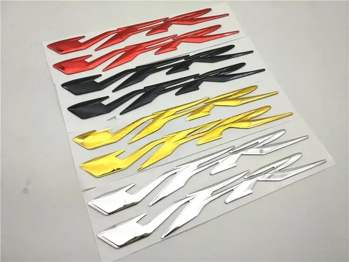 VFR – autocollants surélevés 3D, 23x2.8cm, adaptés à Honda VFR 400 800 1200, autocollants décoratifs