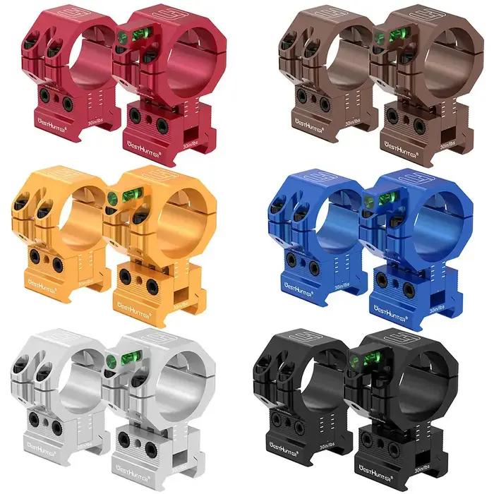 WestHunter Optics MOA et supports Picatinny réglables en hauteur 1 ''30MM ou 34MM Tube ajuster les anneaux de portée de chasse d'élévation