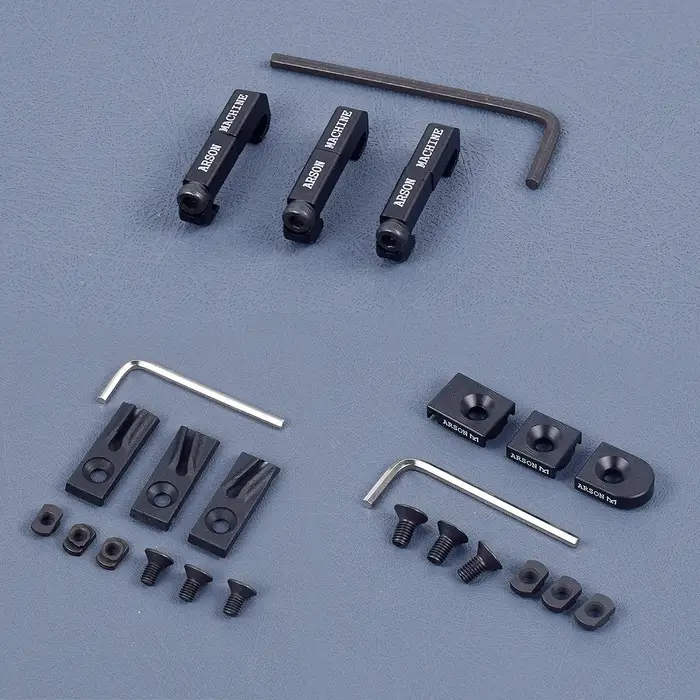 Nouveau système de guidage de fil de Clip de câble de commutateur de M-LOK en aluminium 3 pièces pou