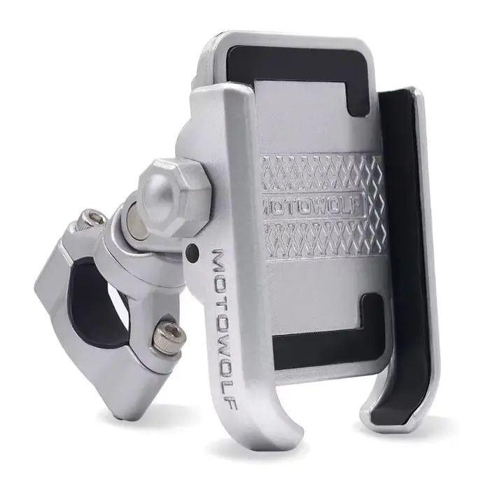 Support de téléphone pour guidon modifié de Moto en alliage d'aluminium, rétroviseur universel, supp
