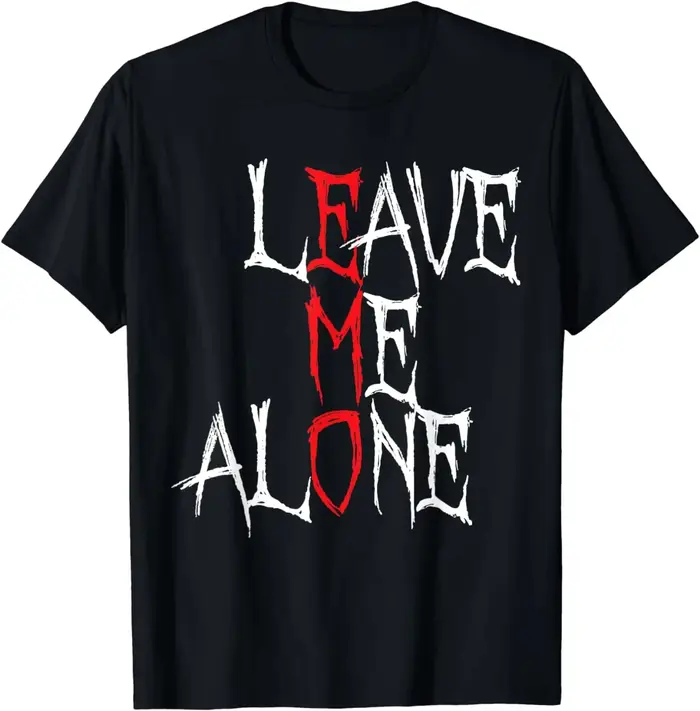 Laissez-moi tranquille |   Vêtements Emo |   Fan de musique Emo Emocore |   T-shirt Emo pour hommes 
