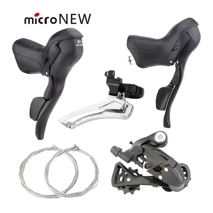 MicroNEW manettes de vitesse de vélo de route 3x7 3x8 3x9 3x10 3X11 vitesses levier de frein vélo 2x