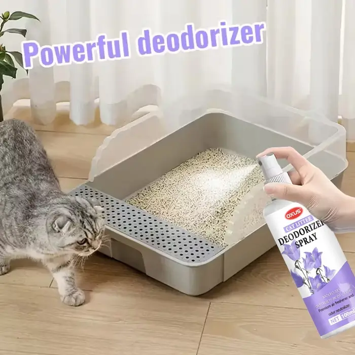 Spray désodorisant pour animaux de compagnie pour chiens et chats Élimine les odeurs d'animaux de co