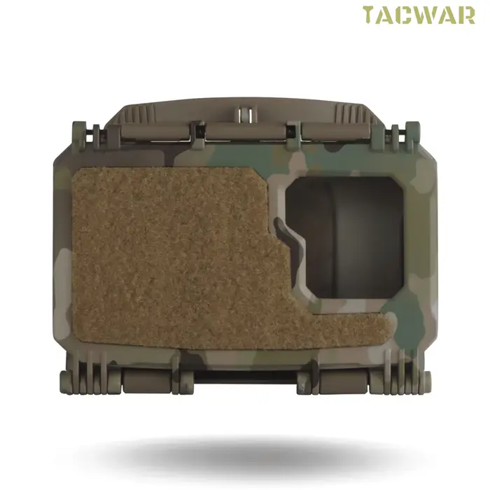 Boîtier téléphone tactique MOLLE V2 pour gilet pare-balles - Support navigation chasse airsoft