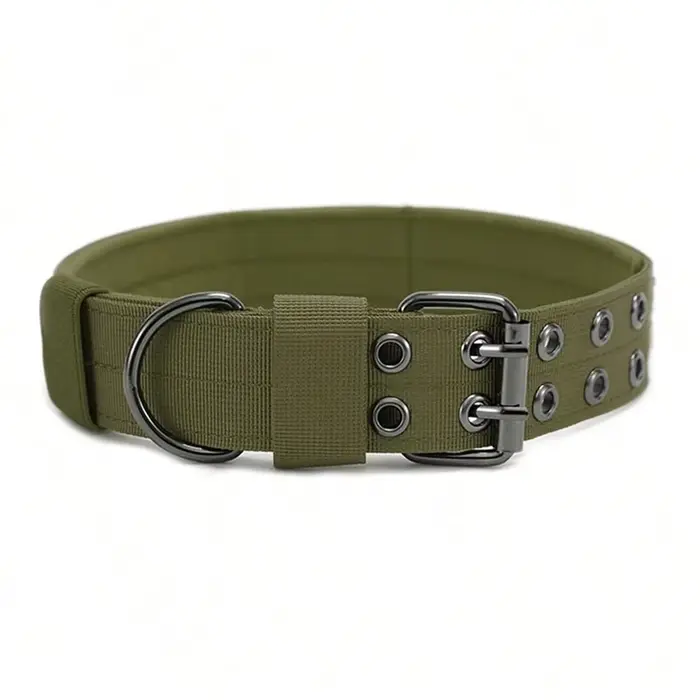 Collier tactique pour chien, 1 pièce, colliers militaires en Nylon durables pour l'extérieur, pour c