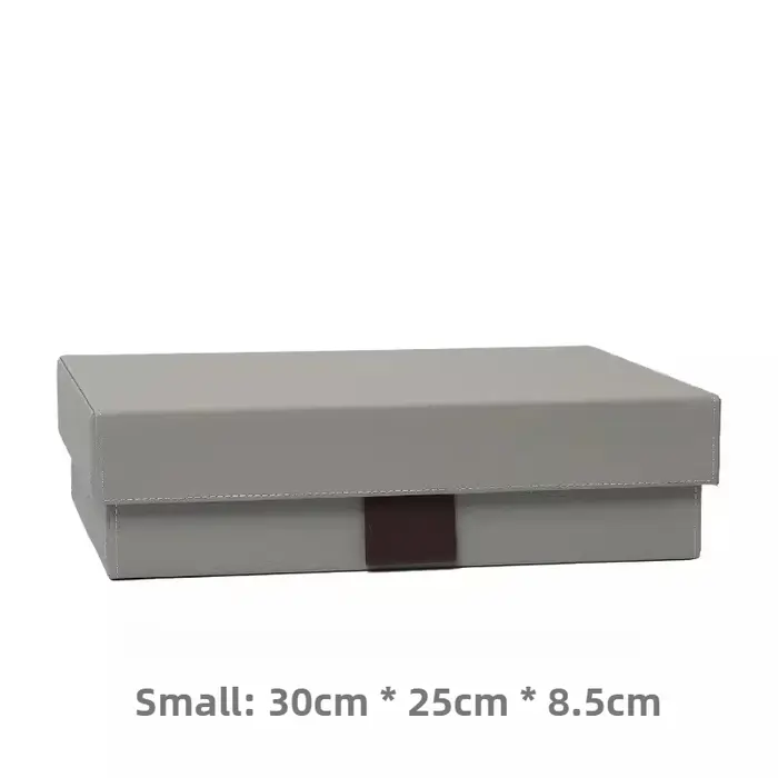 Boîtes de rangement simples et modernes, bacs de rangement de luxe pour chambre à coucher, boîte à c