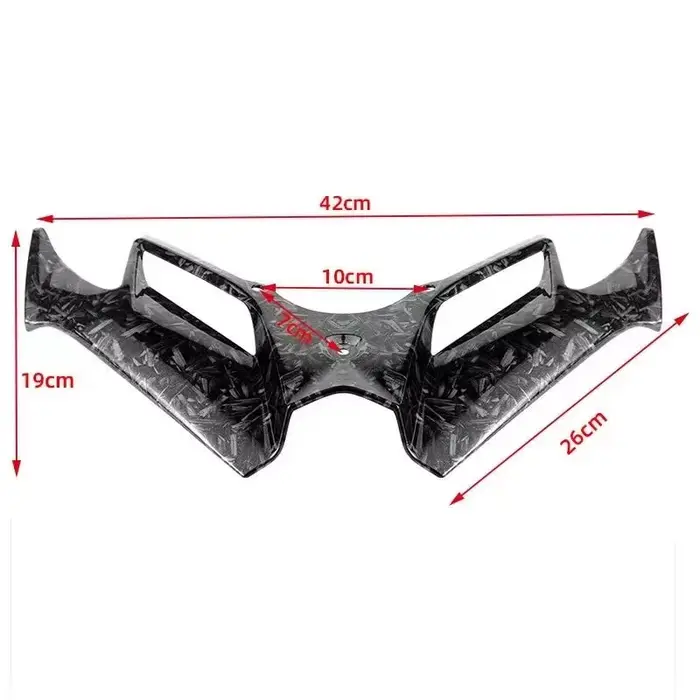 Kit d'ailes aérodynamiques de moto, accessoires de moteur de becquet pour KawasakiNinja 300 Ninja250