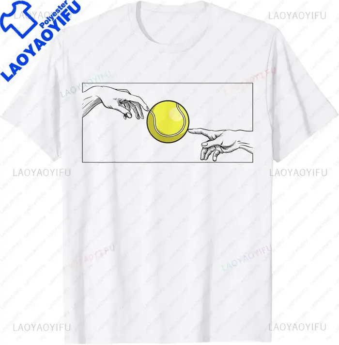 Ballon de tennis pour joueur de tennis, t-shirt unisexe, streetwear d'été, personnalisé