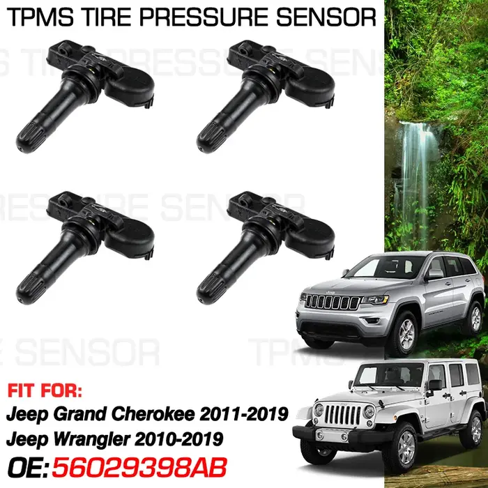 Capteur de surveillance de la pression des pneus, 433MHz, pour Jeep Grand Cherokee WK WK2 2011 – 201