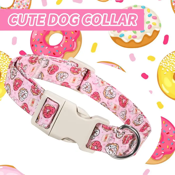 Collier Saint-Valentin pour chiens et chats, réglable, à sécurité détachable, anti-perte, anti-tract