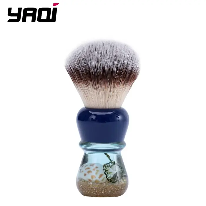 YAQI – brosse de rasage pour hommes, en cheveux synthétiques, 24mm