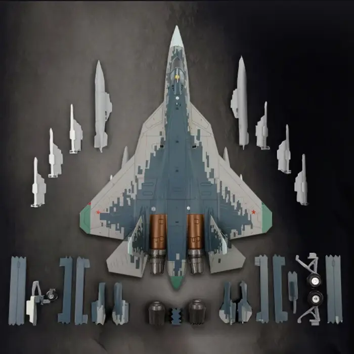 Simulé 1:72 Su-57 Su 57 T50 avion de combat