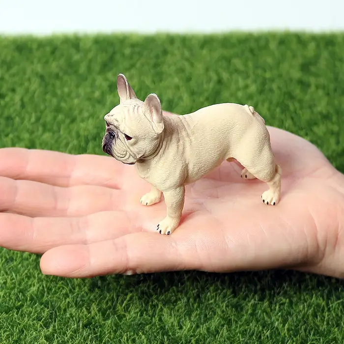 Figurines de chiens de compagnie simulés, bulldog, pomeranian, corgi, mini statues de chiots, décoration artisanale scolaire pour enfants, ornement DIY