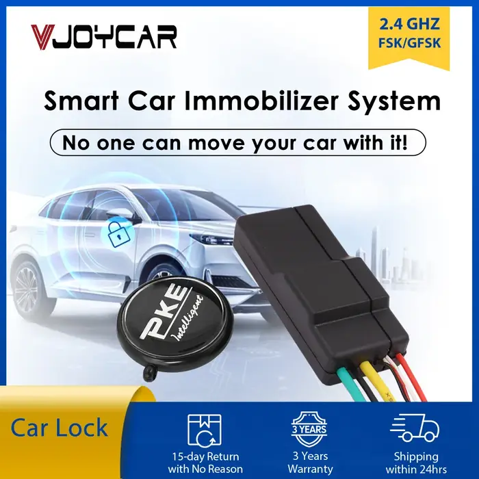 Nouvel immobilisateur de voiture 2.4G sans fil Anti-secouement, verrouillage du moteur, système d'al