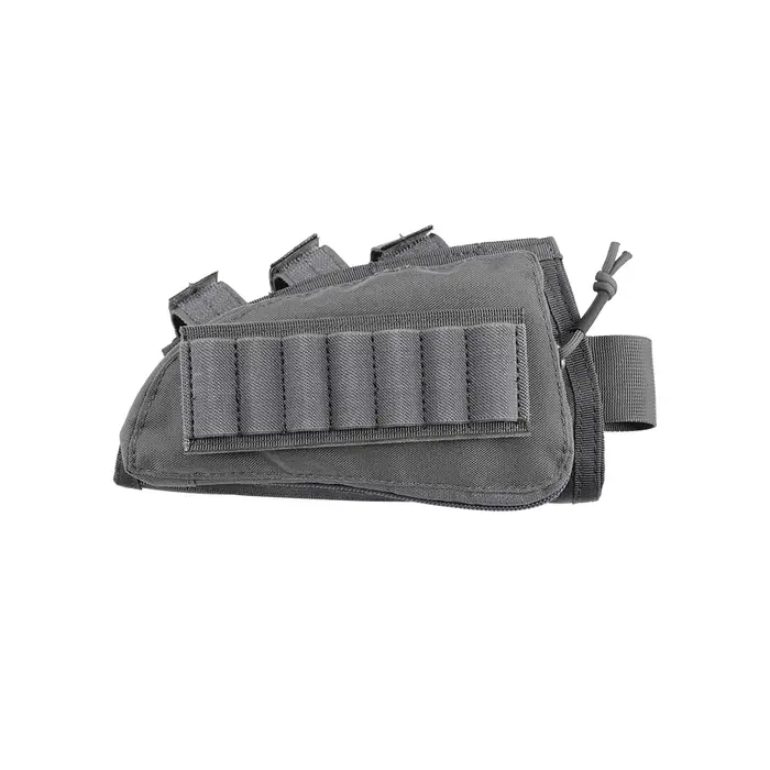 Pochette tactique pour crosse de fusil, repose-tempe, pochette de chasse à fermeture éclair, porte-c