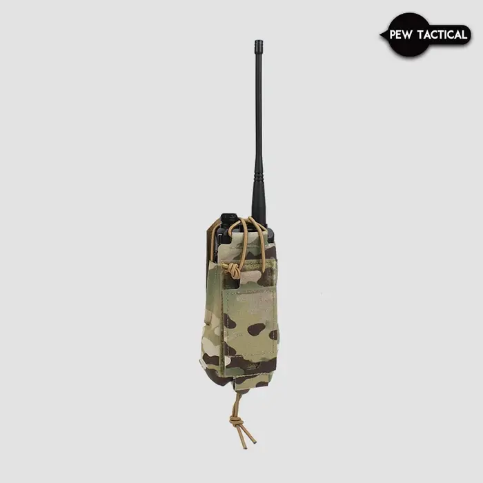 Poche radio tactique Gridlok PEW pour Baofeng UV5R UV82 PH30 compatible équipement airsoft et chasse