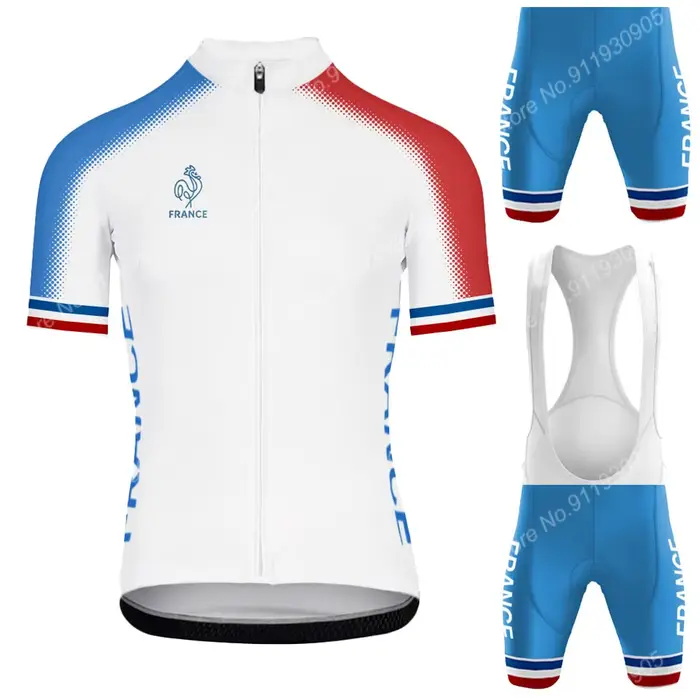 Ensemble de vêtements de vélo d'été pour hommes maillot de cyclisme cuissard à bretelles compétition sportif occasions spéciales
