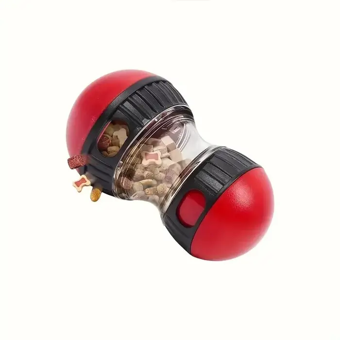 Jouet distributeur interactif de friandises pour chien, adapté à tous les types de mangeoires lentes