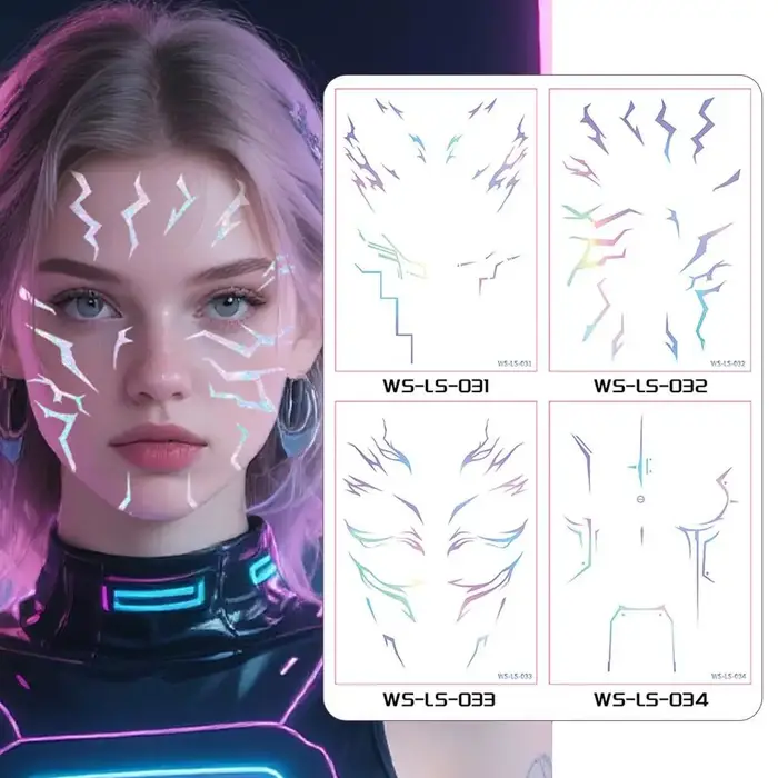 2025 Nouveaux tatouages temporaires de chasseurs - Ensemble Rumi & Jinu pour cosplay et Noël | HUNTR/X & Saja Girl Boys