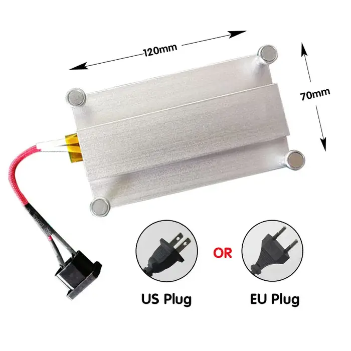 Plaque chauffante PTC 550W, plaque fendue en aluminium, pour barre LED BGA, dissolvant de réparation