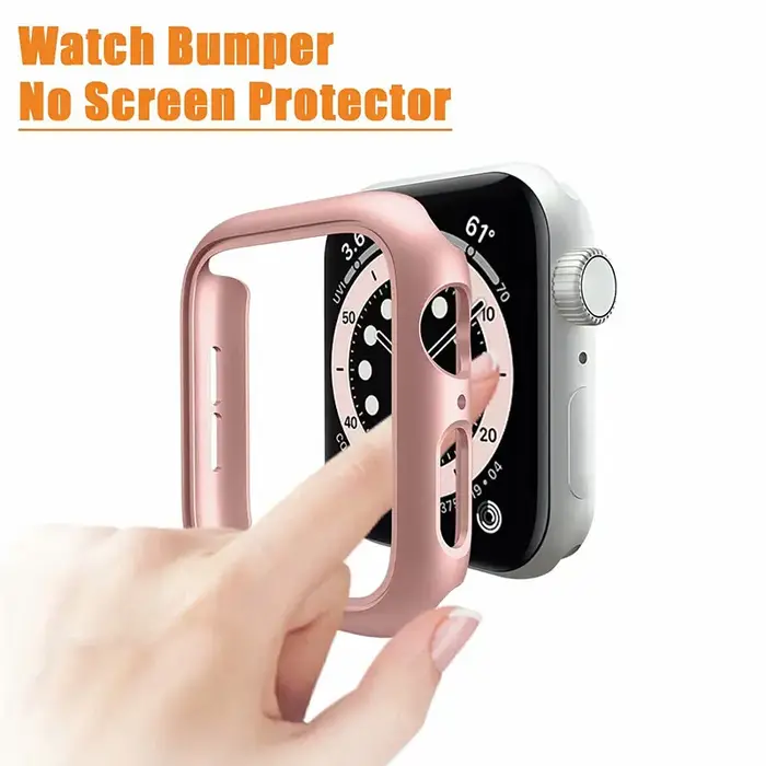Coque protection Apple Watch PC - Bumper protecteur série 7 SE 6 5 4 3 2 - Accessoires iWatch 45mm 41mm