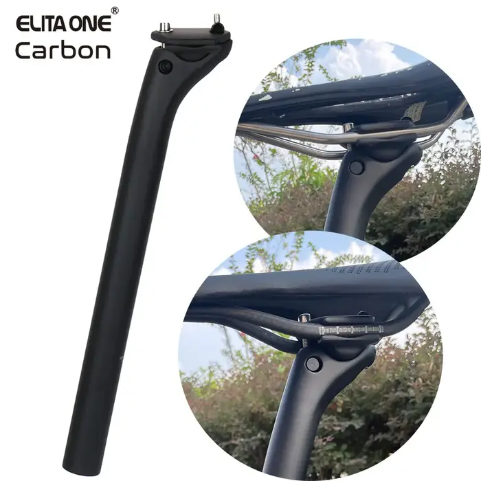 ELITAONE vtt tige de selle en carbone décalée 20mm 25.4 27.2 30.9 31.6mm tige de selle de vélo de mo