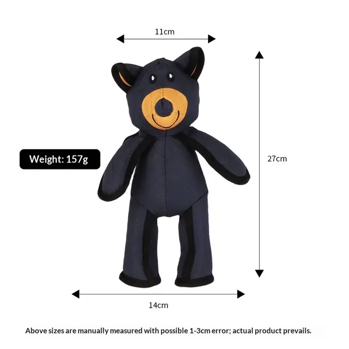 Jouets pour chiens à mâcher dominateurs chiens en peluche jouets à grincer ours en peluche garder oc