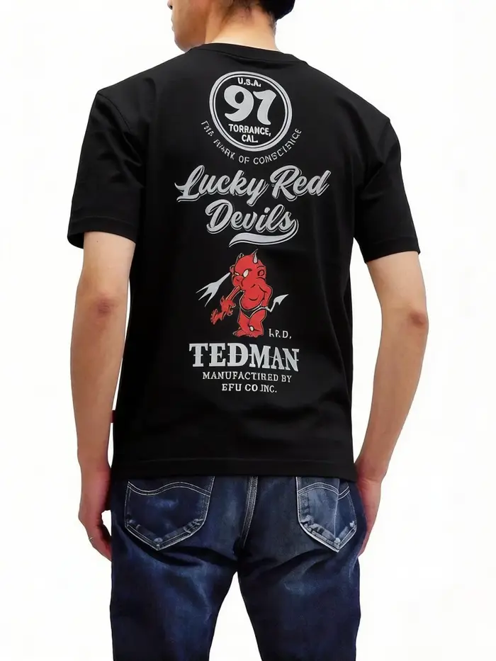 T-shirt TEDMAN Design F-Shokai pour homme, T-shirt à manches courtes décontracté pour homme et femme