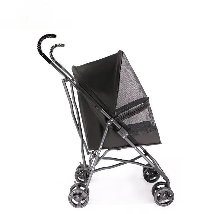 Poussette pour animaux de compagnie, petite et moyenne taille, pour chiens et chats, légère, détacha