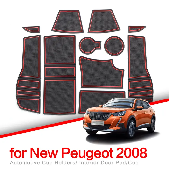 Porte coordonnante Fente Cup Polymères pour KIT 2008 e-2008 ightLine 2019 - 2024 Porte-gobelet Non-a