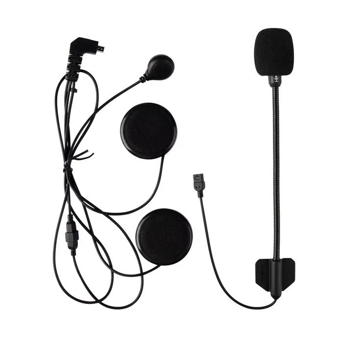 FreedConn – accessoires d'origine, Microphone dur/doux, Clip à 5 broches pour casque intégral/ouvert
