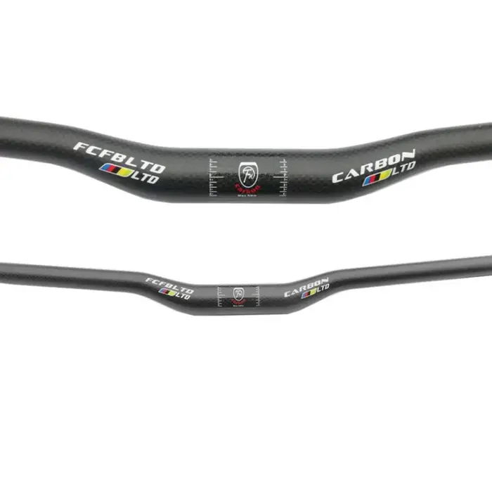 Guidon en carbone pour vtt, plat ou montant, 31.8x580/600/620/640/660/680/700/720/740/760mm, pièces 