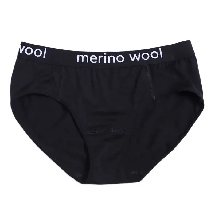 Culotte de dehors Légère en Laine Mérinos pour Femme, Sous-Vêtement Respirant, Anti-Odeur, 100% G