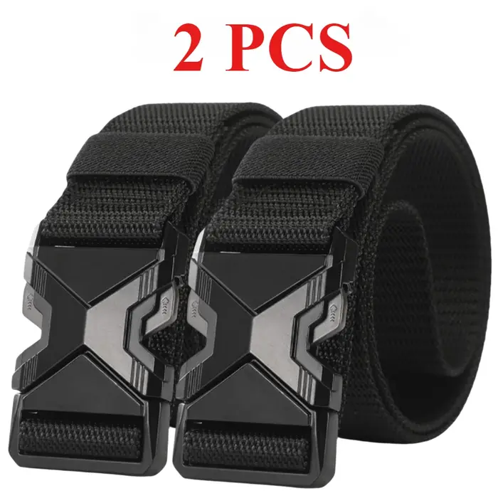 Ceinture tactique respirante 2 pièces pour chasse et outdoor - Boucle rapide démontable homme