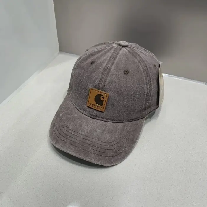 Casquette Carhartt Odessa Main Line en coton délavé, style workwear, à visière courbée, avec sangle réglable, unisexe, streetwear