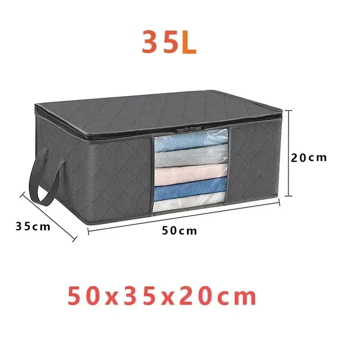 Sac de rangement pliable de grande capacité pour vêtements, sacs de rangement pour couvertures, cont